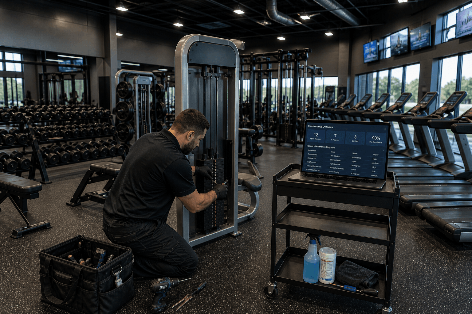 Fitness equipment brand repair and service